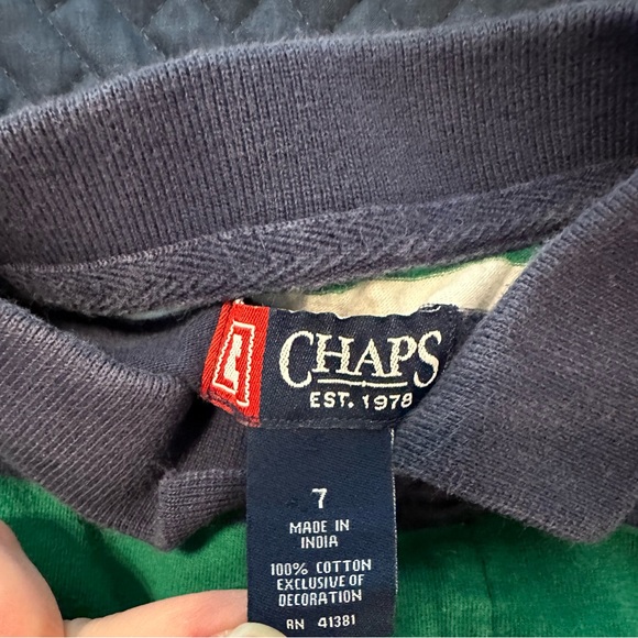 Boys Polo by Ralph Lauren green stripe - Picture 2 of 3